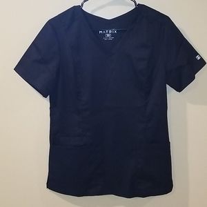 Matrix Scrub Top